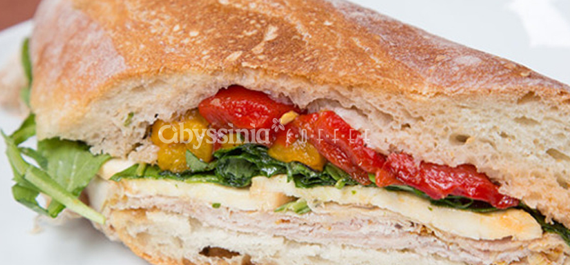 Italian Vegetable and chicken  Panini